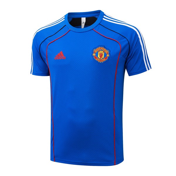 Camiseta Entrenamiento Manchester United 2025/26 Azul 3